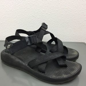 Women's Chaco Black Sports Waterproof Sandals 8